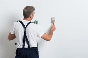 Painter Painting Wall