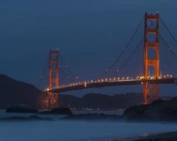 Golden Gate at Night photo