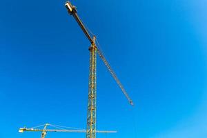Building cranes photo