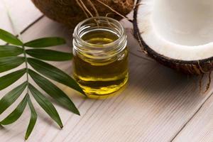 Coconut and coconut oil photo