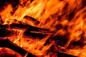 fire flame bonfire spurts photo
