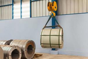 Lifting steel coil photo