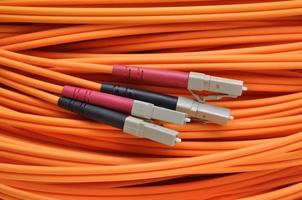 cable óptico de red informática