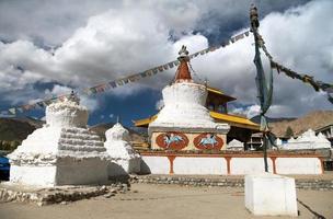 Stupas and Friendship Gate in Leh photo