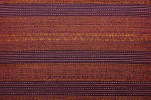 Colorful african peruvian style rug surface close up photo