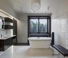 Luxury bathroom interior photo