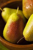 Green Organic Healthy Pears photo
