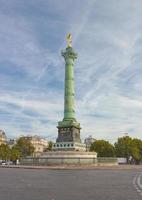 Place de la Bastille en París, Francia