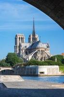 Notre Dame de Paris, quai de Montebello, Paris, France