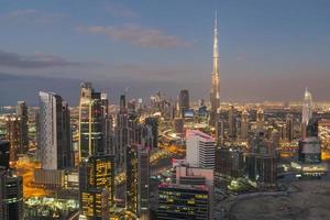Dubai paisaje urbano. foto