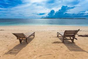 Lonely beach photo