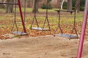 playground and swings photo