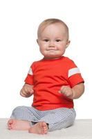 Cheerful baby boy photo
