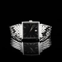 Swiss watches on black background photo
