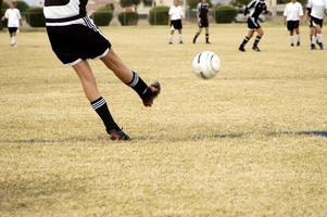Soccer kick photo