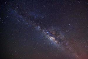Milky Way. Long exposure photograph. photo