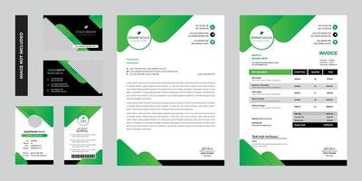 Modern Business Corporate Stationery Template Design vector