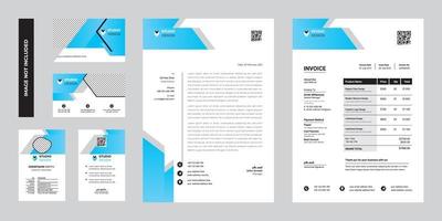 Modern Business Corporate Stationery Template Design vector