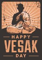 Vesak Day Poster vector