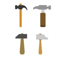 Set of Flat Design Tools Icons vector