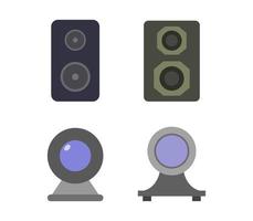 Set of Technology Objects Icons vector