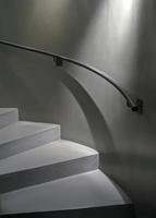 Light and Shadows on Curved Staircase photo