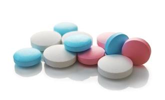 Medical colored pills photo