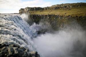 Icelandic dettifoss waterfall