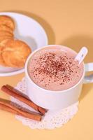 Hot chocolate drink photo