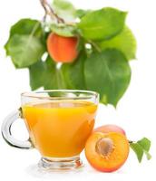 Fresh apricot drink photo