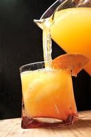Natural mandarin drink photo