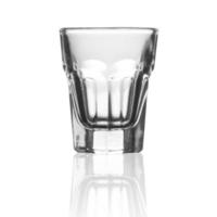 Empty drinking glass cup photo