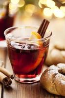 mulled wine christmas drink photo