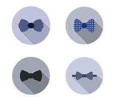 Bow Tie Icons vector