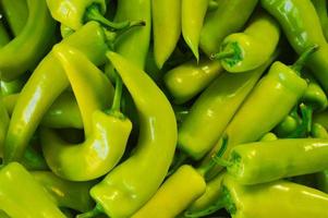 Yellow chili peppers photo