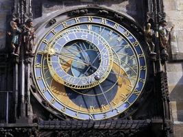 reloj astronómico, casco antiguo de praga foto