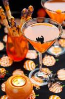 Halloween snack and drinks photo