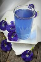 Butterfly pea drink or BlueChai