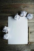 sheet of blank paper