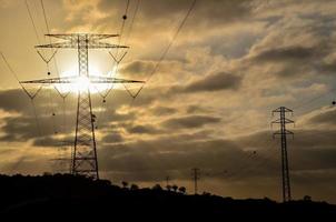 High Voltage Electric Transmission Tower photo
