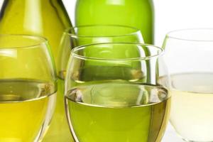 Wine Glasses and Bottles photo