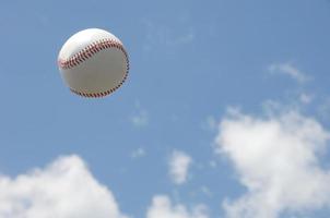 Baseball ball in the sky