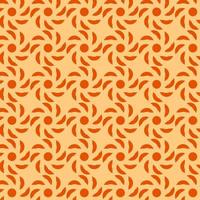 patrón geométrico naranja y rojo vector