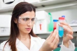 Woman at work in a laboratory photo