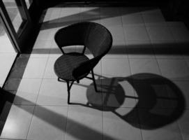 silla y sombra foto