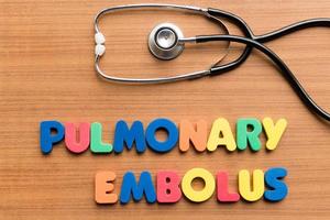 pulmonary embolus photo