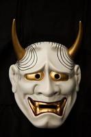 Japanese demon mask photo