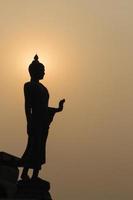 Silhouette of a Thai Buddha photo