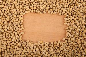 Soybeans with rectangular copy space