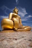The Big beautiful Buddha at Wat Muang Temple, Angthong, Thailand